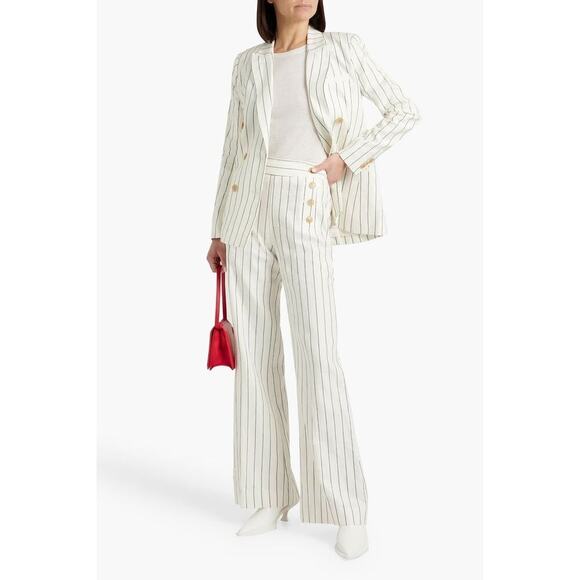 Derek Lam 10 Crosby | Walter Double Breasted Linen-Blend Jacket & Pant Set $975 - Picture 1 of 8